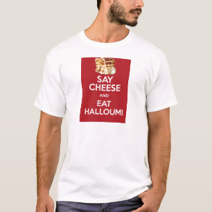 EAT HALLOUMI GRIEK CHEESE T-SHIRT