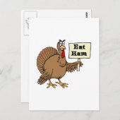 Eat Ham Briefkaart (Voorkant / Achterkant)