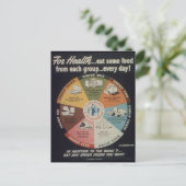 Eat Healthy -  Briefkaart (Staand voorkant)