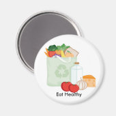 Eat Healthy Magneet (Voorkant / Achterkant)