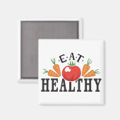 Eat Healthy Magneet (Voorkant / Achterkant)