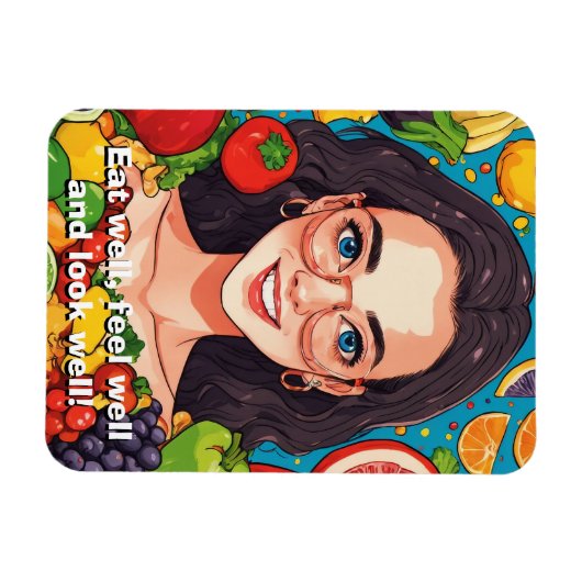 Eat Healthy Magneet (Horizontaal)