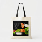 EAT HEALTHY TOTE BAG (Voorkant)