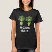 Eat Healy I Love Broccoli Queen Plant Based Dist T-shirt (Voorkant)