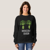 Eat Healy I Love Broccoli Queen Plant Based Dist Trui (Voorkant volledig)