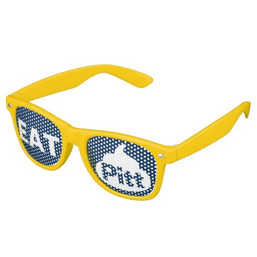 Eat It PITT Sunglasses - GOLD Retro Zonnebril (Gekanteld)