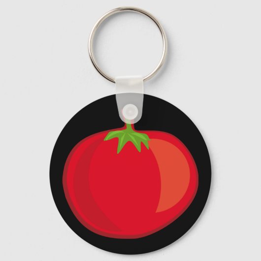 Eat je Veggies de tomatenSleutelhanger Sleutelhanger (Voorkant)