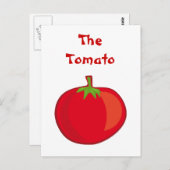 Eat je Veggies het tomatenBriefkaart Briefkaart (Voorkant / Achterkant)