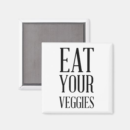 Eat je Veggies Magnet (Voorkant / Achterkant)