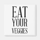 Eat je Veggies Magnet (Voorkant)