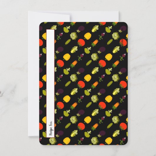 Eat je Veggies Recipe Kaarten (Achterkant)