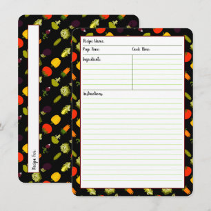 Eat je Veggies Recipe Kaarten