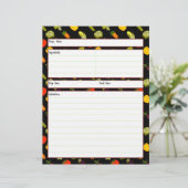 Eat je Veggies Recipsheet (Staand voorkant)