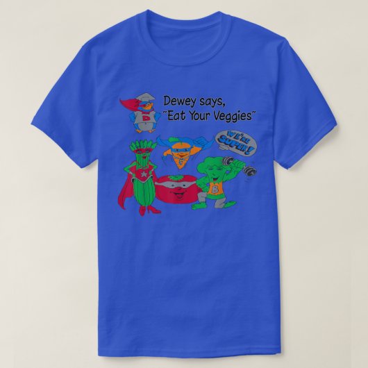 Eat je Veggies Vegan Educational T-shirt (Design voorkant)