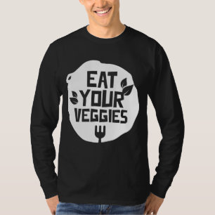 Eat je Veggies Vegetables Garden Vegetarian Plan T-shirt
