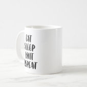 Eat Knit Slaap Herhaal Koffiemok (Voorkant links)