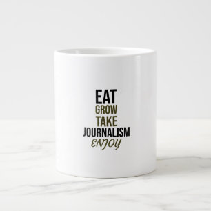 Eat, kweek, neem journalistiek, geniet van grote koffiekop