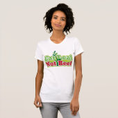 Eat Leaf not beef T-shirt (Voorkant volledig)