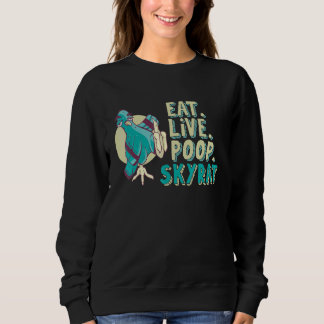 Eat Live Poop Skyrat Flying Animal Pigeon Trui