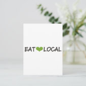 Eat Local Briefkaart (Staand voorkant)