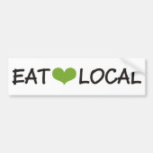 Eat Local Bumpersticker (Voorkant)
