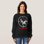 Eat local food Deer Hunter Archer Deer Hunter Hunt Trui (Voorkant volledig)