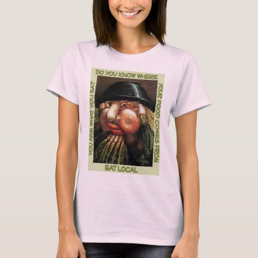 Eat Local Organic T-shirt (Voorkant)