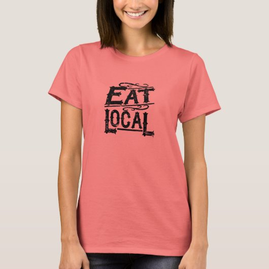 Eat Local T-shirt (Voorkant)
