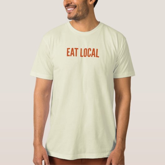 Eat Local T-shirt (Voorkant)