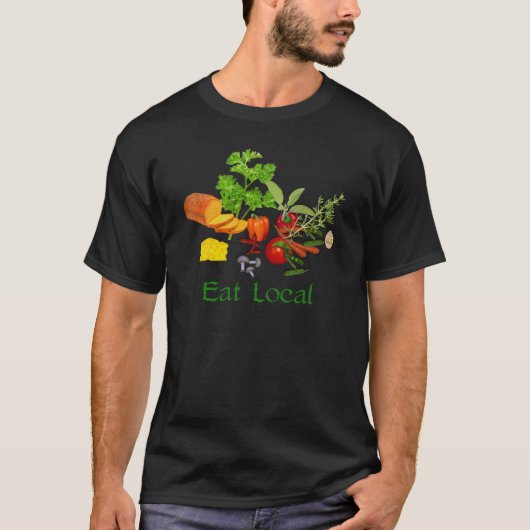 Eat Local T-shirt (Voorkant)