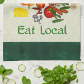 Eat Local Theedoek (Gevouwen)