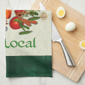 Eat Local Theedoek (Quarter Fold)