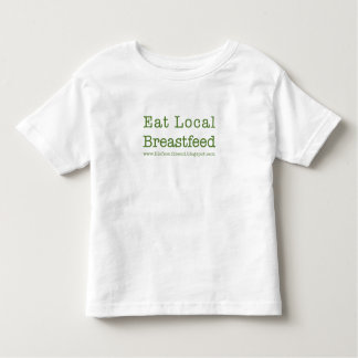 Eat Local Toddlers Kinder Shirts