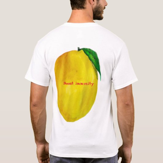 Eat Mangoes boost immunity  T-shirt (Achterkant)