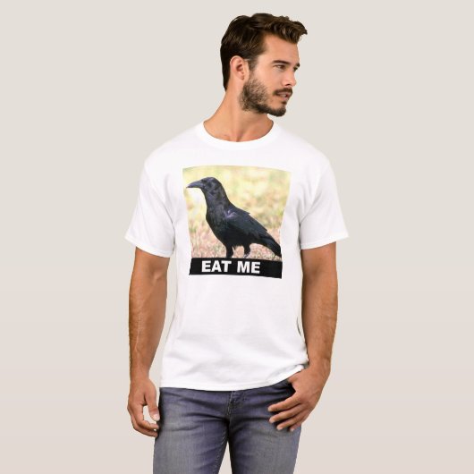 Eat me, Crow shirt (Voorkant volledig)