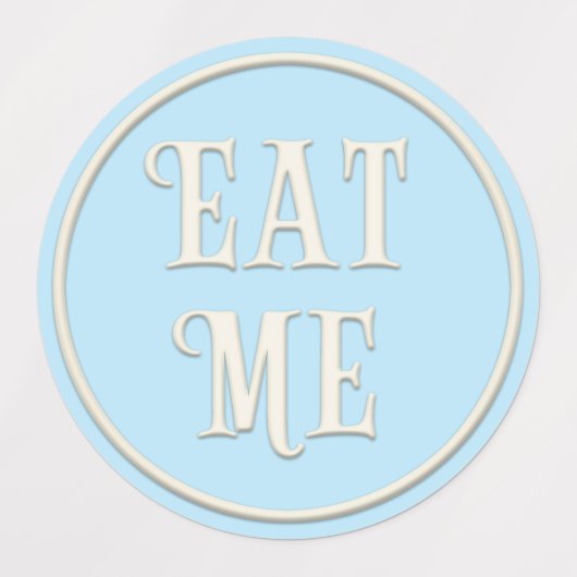"Eat me, Drink me, neem een" Wonderland Tea Party Labels (Design 2)