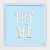 "Eat me, Drink me, probeer me" Wonderland Tea Part Labels (Design 1)