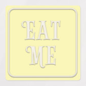 "Eat me, Drink me, probeer me" Wonderland Tea Part Labels (Design 2)