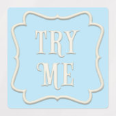 "Eat me, Drink me, probeer me" Wonderland Tea Part Labels (Design 1)