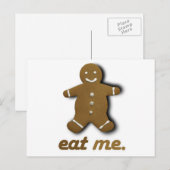 EAT ME GINGERBREAD -.png Briefkaart (Voorkant / Achterkant)