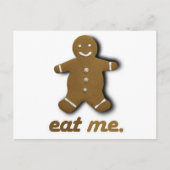 EAT ME GINGERBREAD -.png Briefkaart (Voorkant)