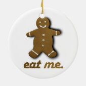 EAT ME GINGERBREAD -.png Keramisch Ornament (Achterkant)