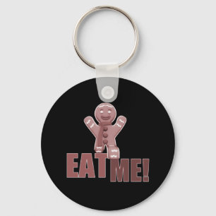 EAT ME! Gingerbrood Man - Rood Sleutelhanger