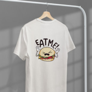 Eat Me Hamburger Character T-shirt