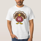 "Eat me" Turkije T-shirt (Voorkant)