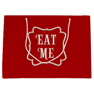 "Eat Me" Victoriaans Tea Party Elegant Red Groot Cadeauzakje