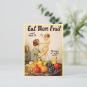 EAT MEER FRUIT-briefkaart Briefkaart (Staand voorkant)
