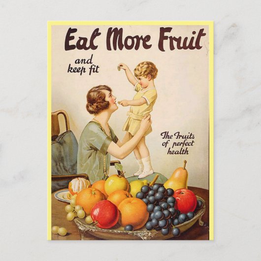 EAT MEER FRUIT-briefkaart Briefkaart (Voorkant)
