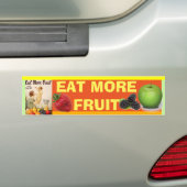 EAT MEER FRUIT-bumpersticker Bumpersticker (Op auto)
