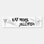EAT MEER JELLYFISH BUMPERSTICKER (Voorkant)